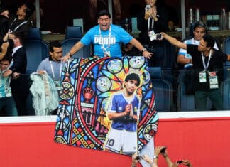 Video: When Diego Maradona Danced with Nigerian Official at the FIFA World Cup