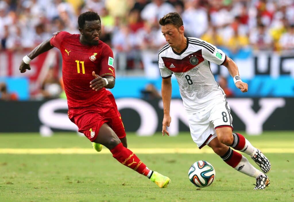 The Highest Goal Scorers in Ghana's History 5 Sulley Muntari with Ghana