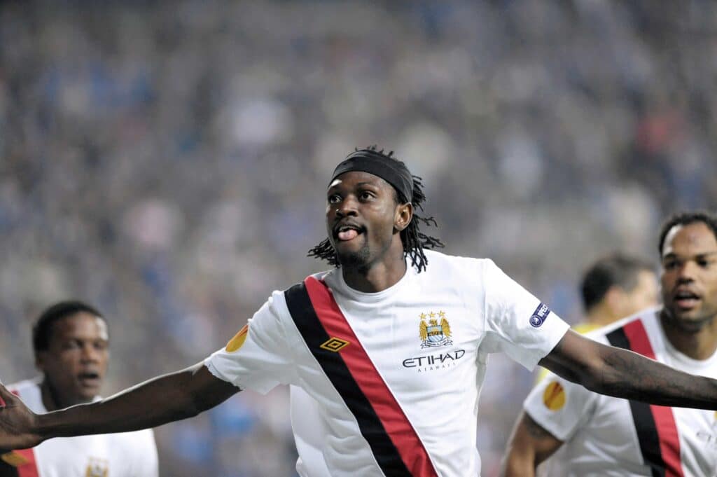 Manchester City's Emmanuel Adebayor
