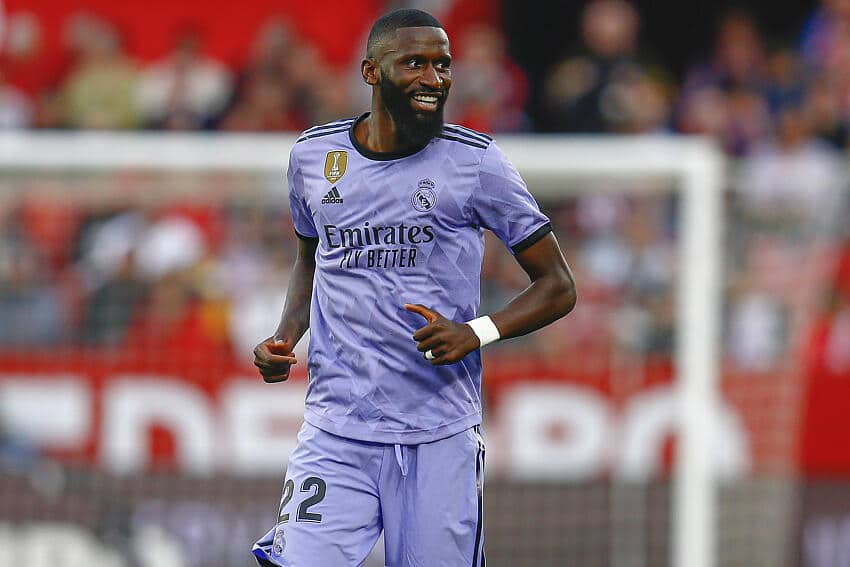 Asisat Oshoala up for 2023 Ballon D'or Socrates award 2 Antonio Rudiger in action for Real Madrid