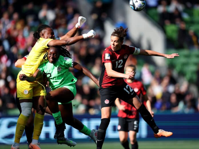 Best Pictures from Super Falcons vs Canada in Women’s World Cup