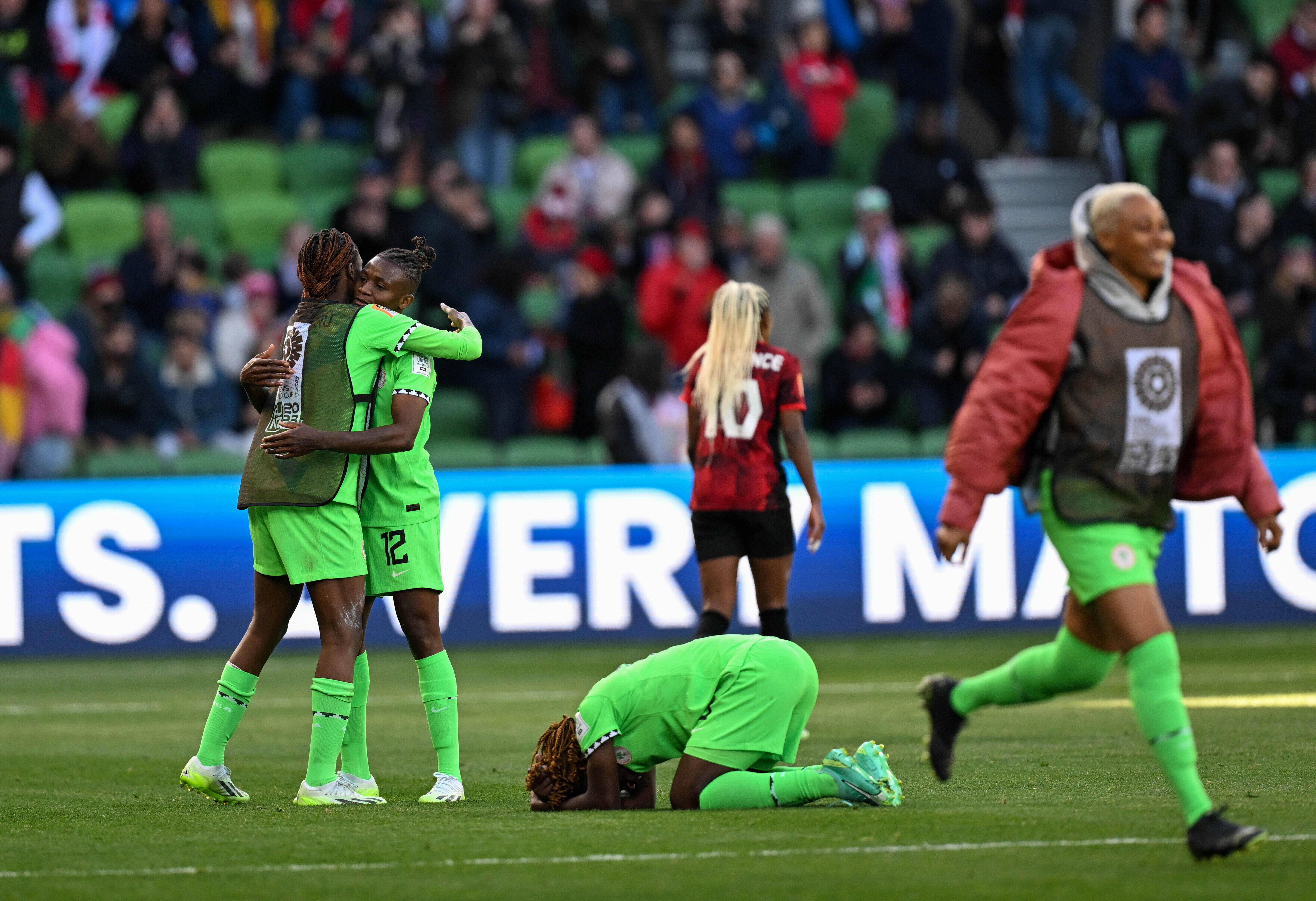 Super Falcons squad in party mood ahead of Australia clash