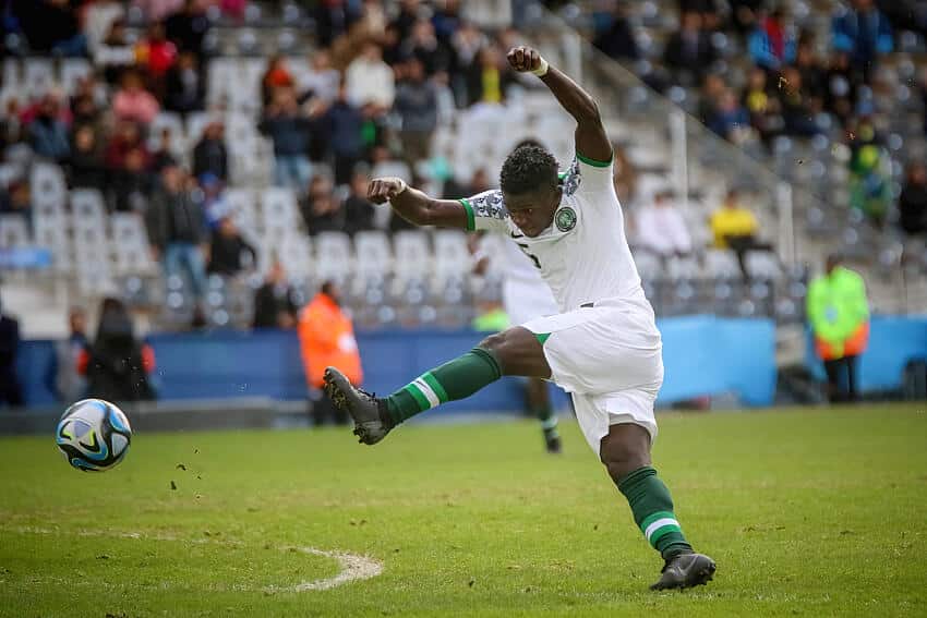 Jude Sunday set for European transfer after breakthrough year 1 Jude Sunday in action for Nigeria