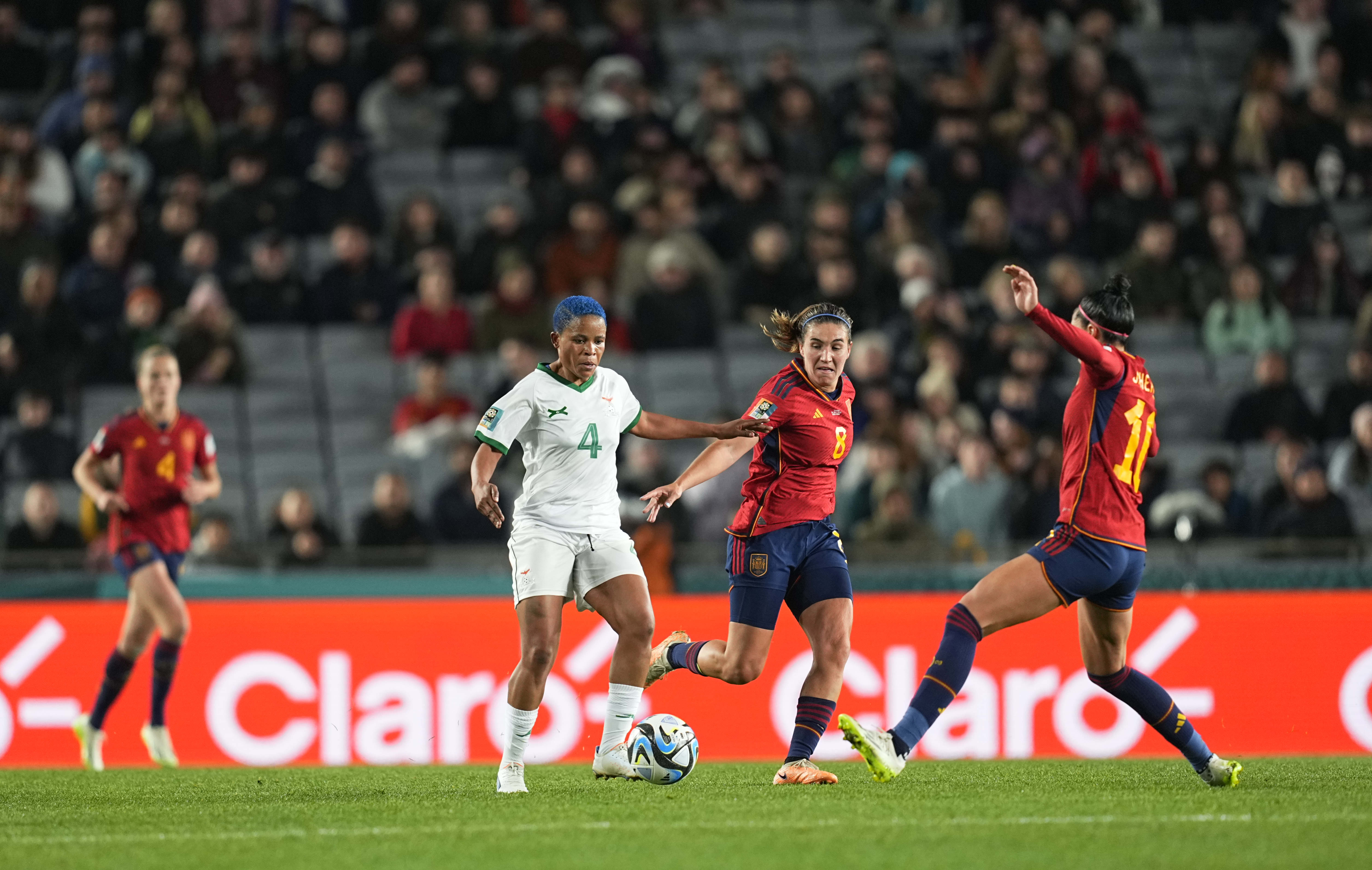 Best Pictures from Spain vs Zambia in Women’s World Cup