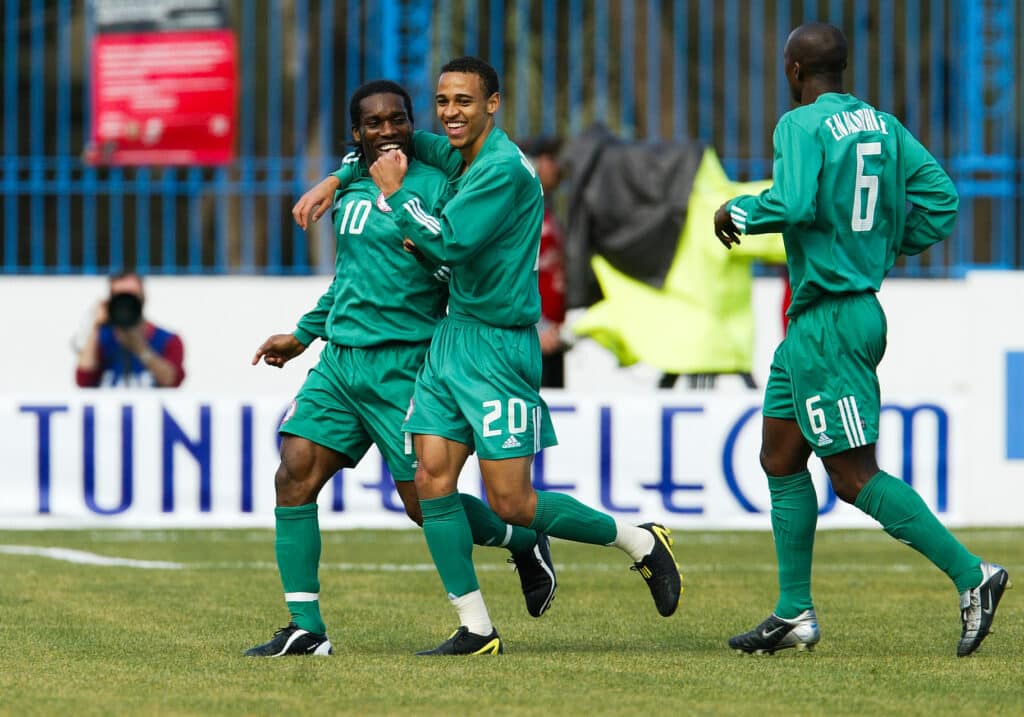 Super Eagles icons make Premier League Greatest African XI 1 Austin Jay Jay Okocha in action