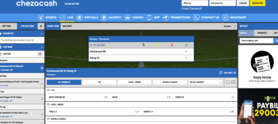 chezacash betting Chezacash promotional code