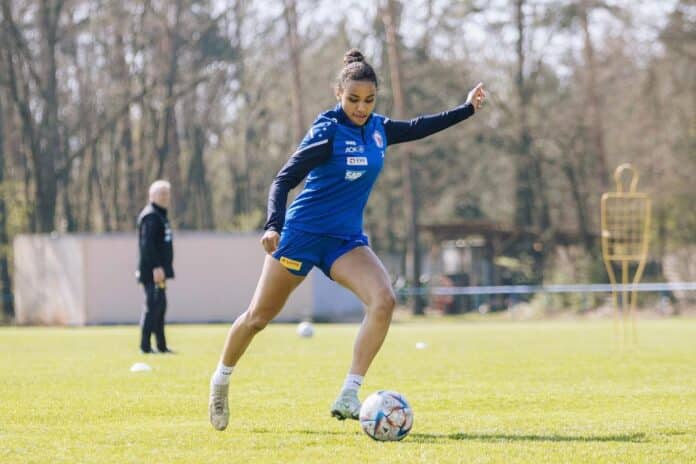 Onyinyechi Zogg in FFC Turbine Potsdam's training Onyinyechi Zogg – Salary, net worth, boyfriend, tribe