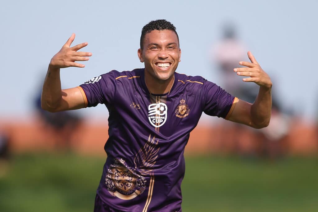 Ricardo Nascimento of Royal AM celebrating