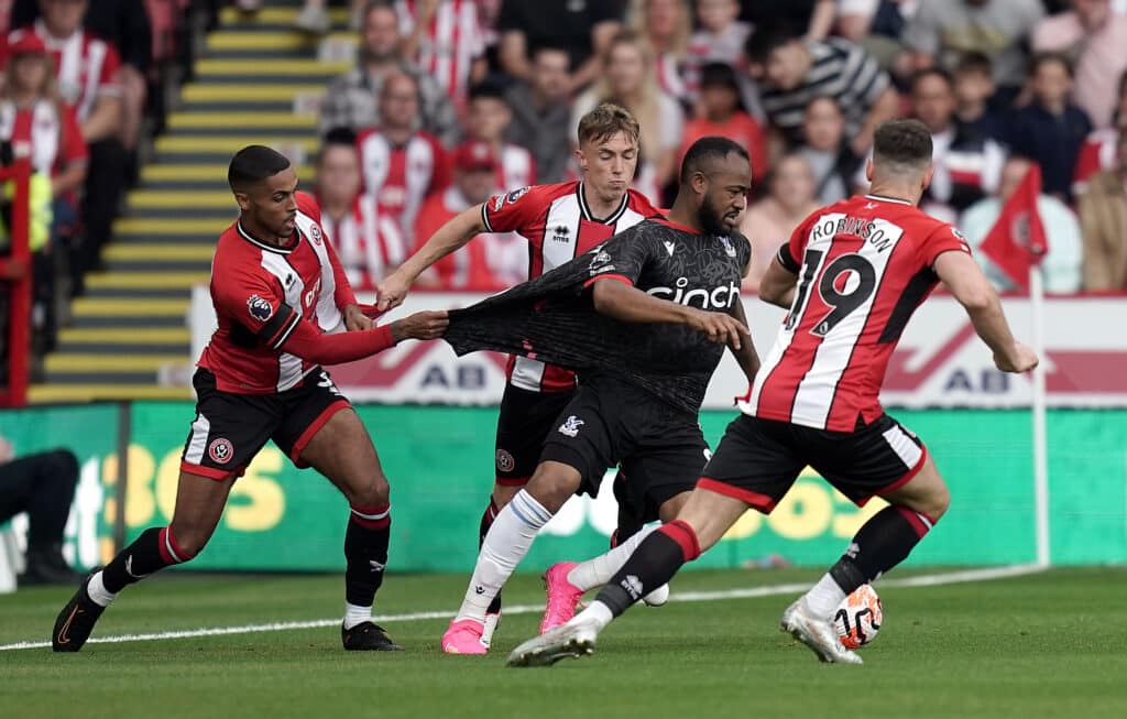 Crystal Palace vs Arsenal lineups and where to watch in Ghana 1 Jordan Ayew skips past players for Crystal Palace