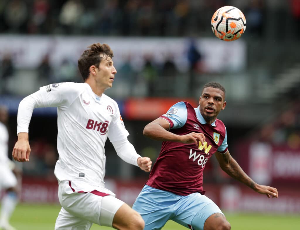 Lyle Foster gets past his marker