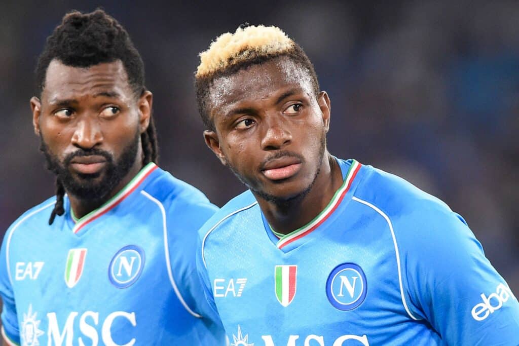 Osimhen salary at Napoli: New details emerge as forward inches closer to renewal 2 Osimhen looks on in a Napoli game
