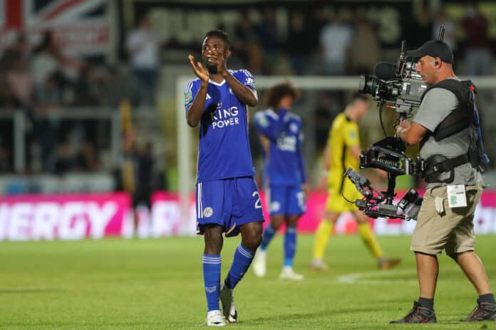 Wilfred Ndidi applauds supporters Ndidi the hero in possibly his last Leicester game