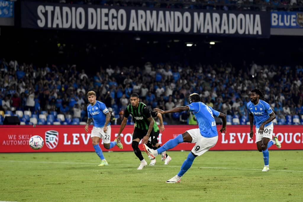 Victor Osimhen nets his 100th club goal in easy Napoli win 1 Victor Osimhen of SSC Napoli scores his 100th club goal