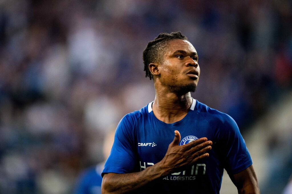 Gift Orban tribe - Where is the striker from? 1 Gift Orban in action for Gent