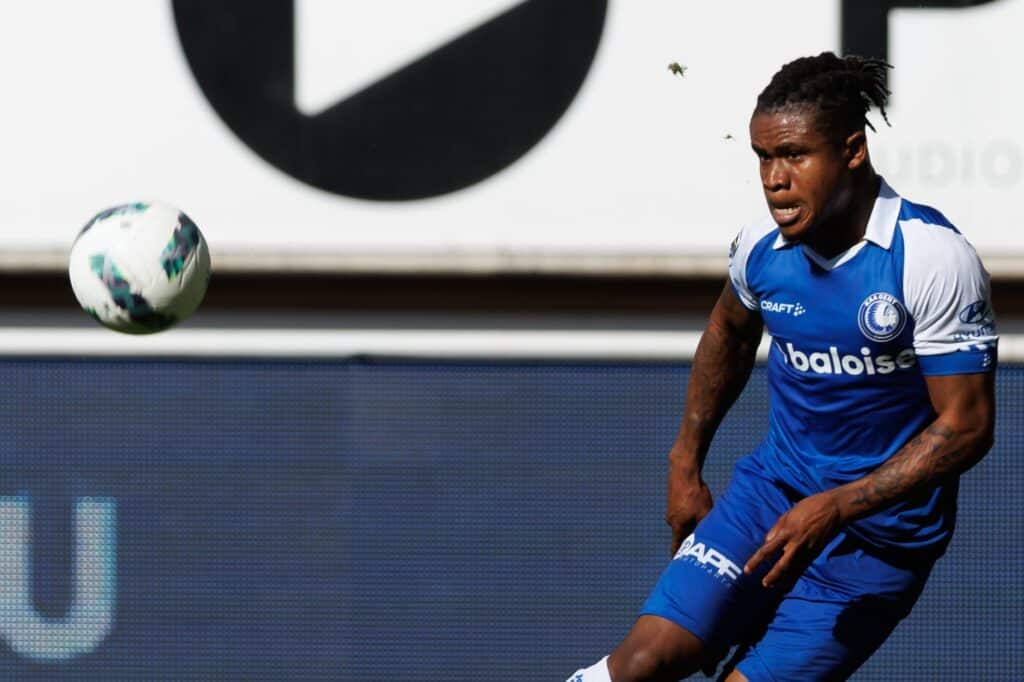 Gift Orban tribe - Where is the striker from? 2 Gift Orban in action for Gent