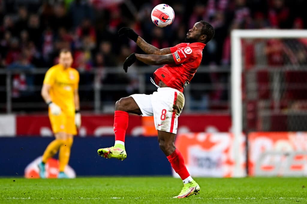 Victor Moses in action for Spartak Moscow