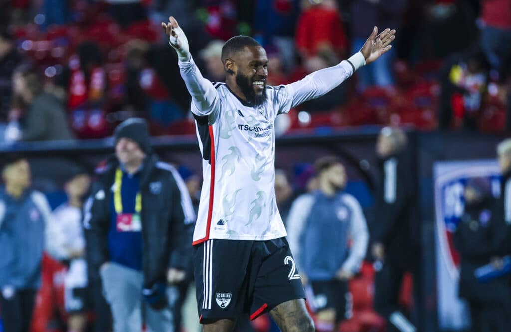 Meet Warri-born Sebastien Ibeagha - Messi's next opponent 2 Sebastien Ibeagha celebrates scoring