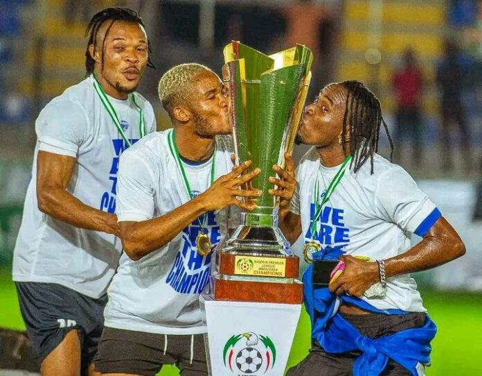 Enyimba celebrate winning the NPFL NPFL welcomes Propel Sports Africa as new broadcasting partner