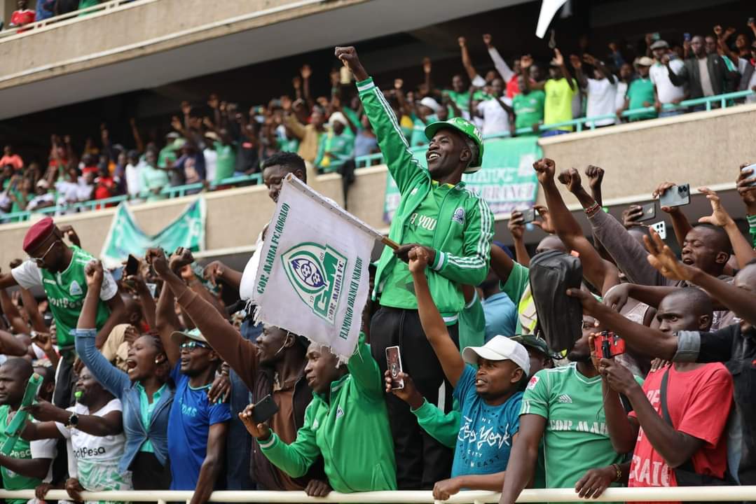 Gor Mahia fans during clash with City Stars