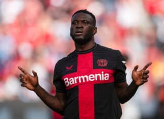 Boniface hits brace to steer Leverkusen to win
