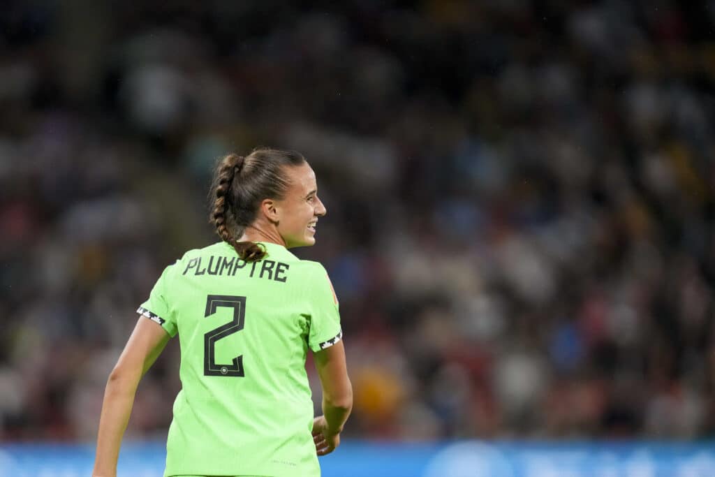 NFF announces Super Falcons squad for 2024 Women's AFCON Qualifications 2 Ashleigh Plumptre in action for Nigeria