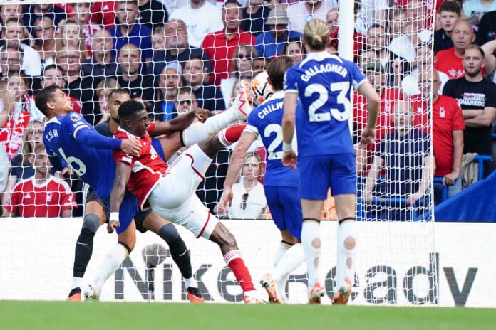Taiwo Awoniyi’s Nottingham Forest stun Chelsea at Stamford Bridge