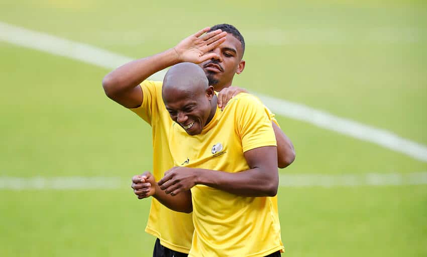 Bafana Bafana players, Lepasa and Foster