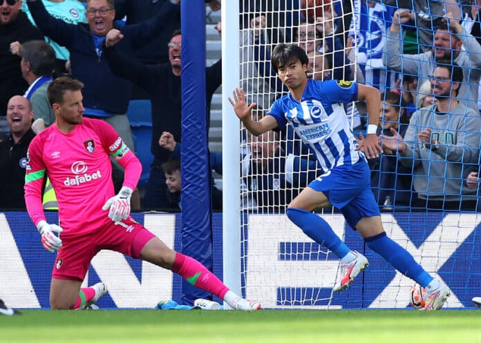 Mitoma double hands Brighton fifth league win of the season