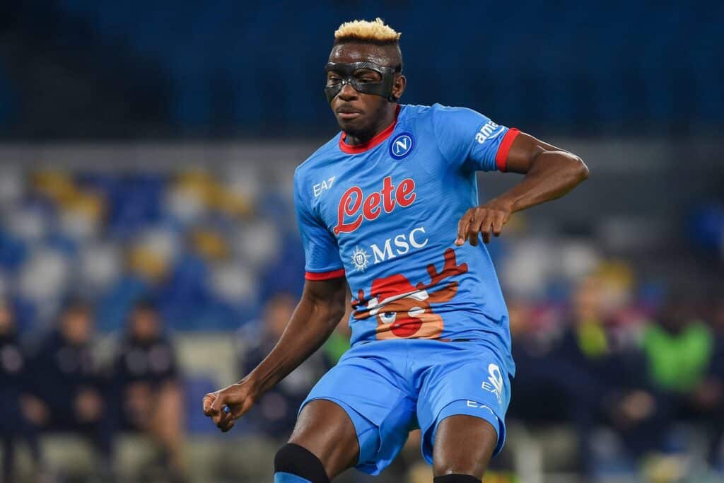 Victor Osimhenâs longest goal droughts: Nigeria striker's struggles explored 2 Osimhen plays a forward pass for SSC Napoli