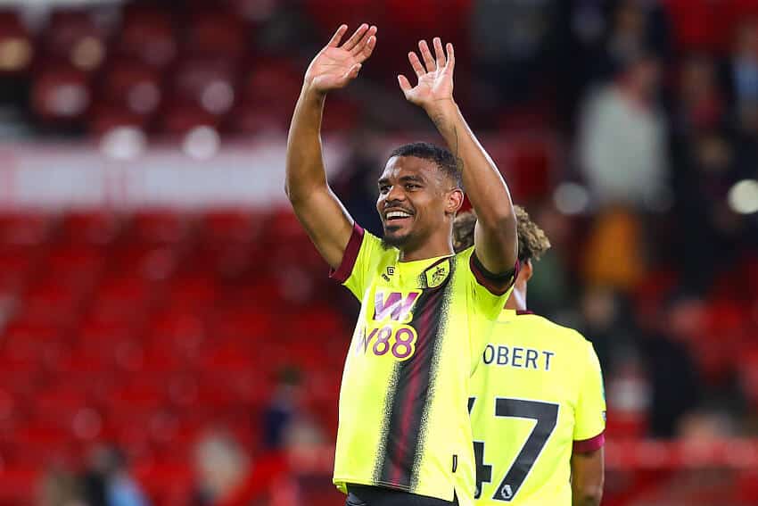 Lyle Foster in action for Burnley