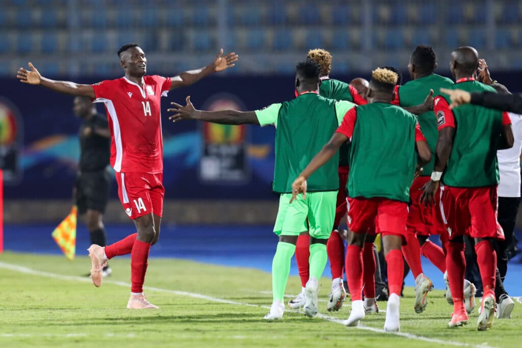 Harambee Stars vs South Sudan lineups, 3 predictions - 2023 friendly 1 Harambee Stars celebrate goal