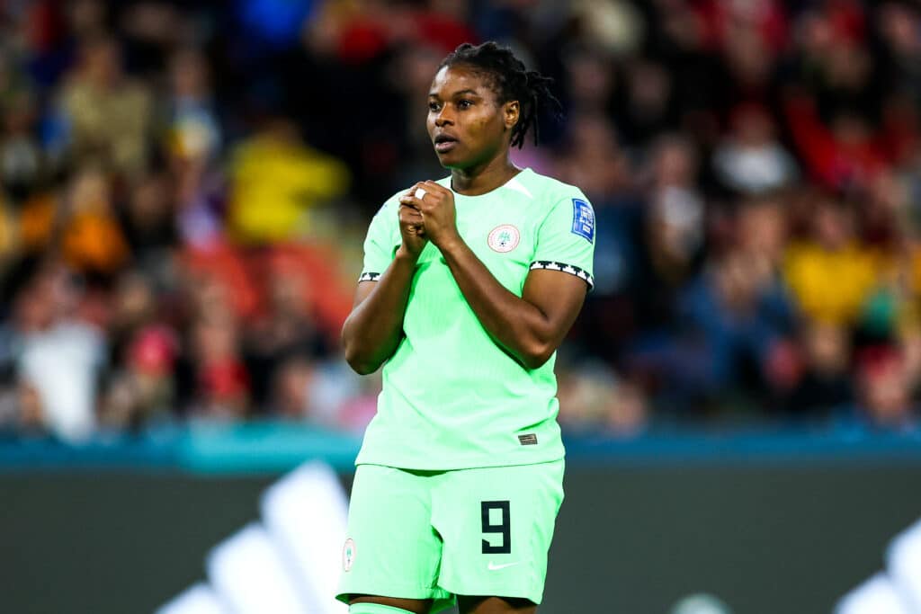 Super Falcons Desire Oparanozie during FIFA 2023 Women's World Cup 