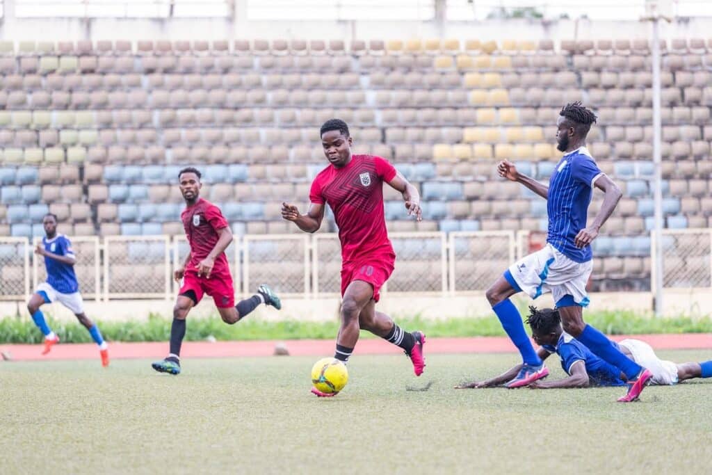 NPFL team, Sporting Lagos in action