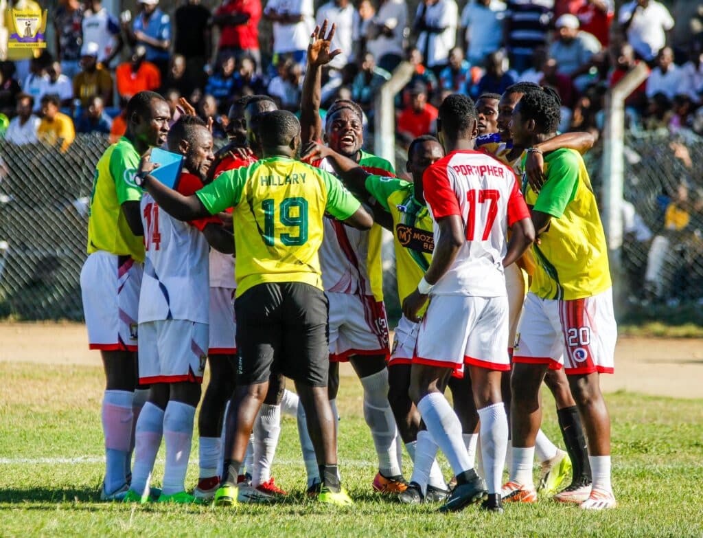 Kakamega Homeboyz celebrate goal