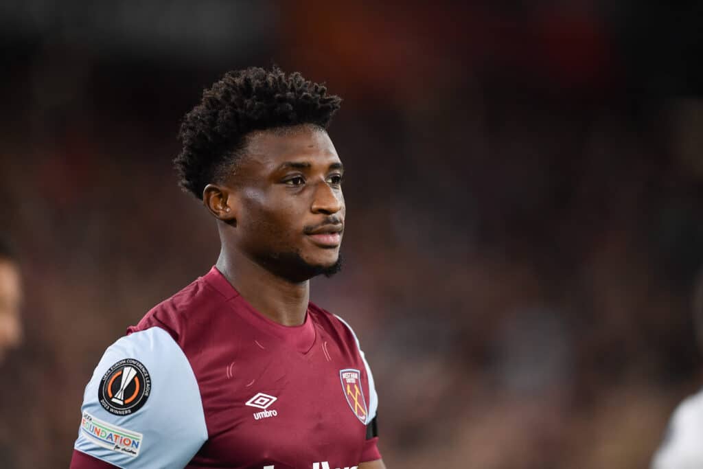 Mohammed Kudus (West Ham United) looks on during the UEFA Europa League 2023/2024 