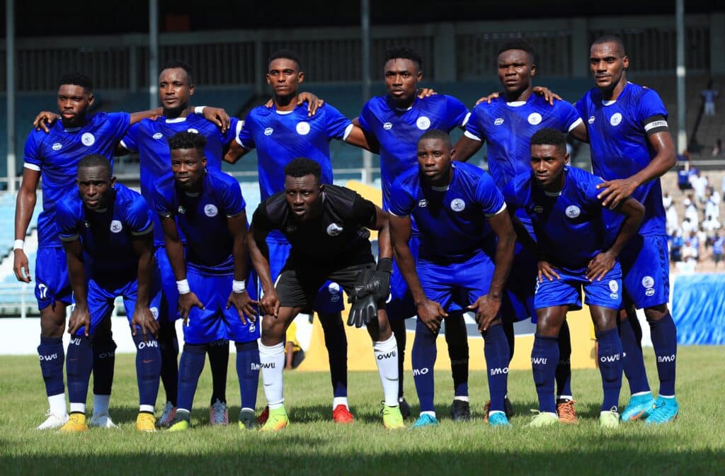 Rivers Unitedâs ideal group stage draw - CAF Confederation Cup 1 Rivers United team picture during the CAF Confederation Cup