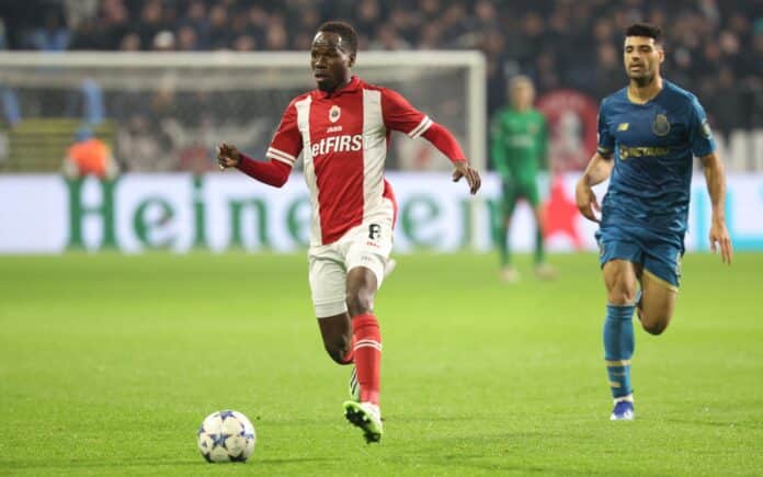 Alhassan Yusuf makes the most of first start UCL for Royal Antwerp