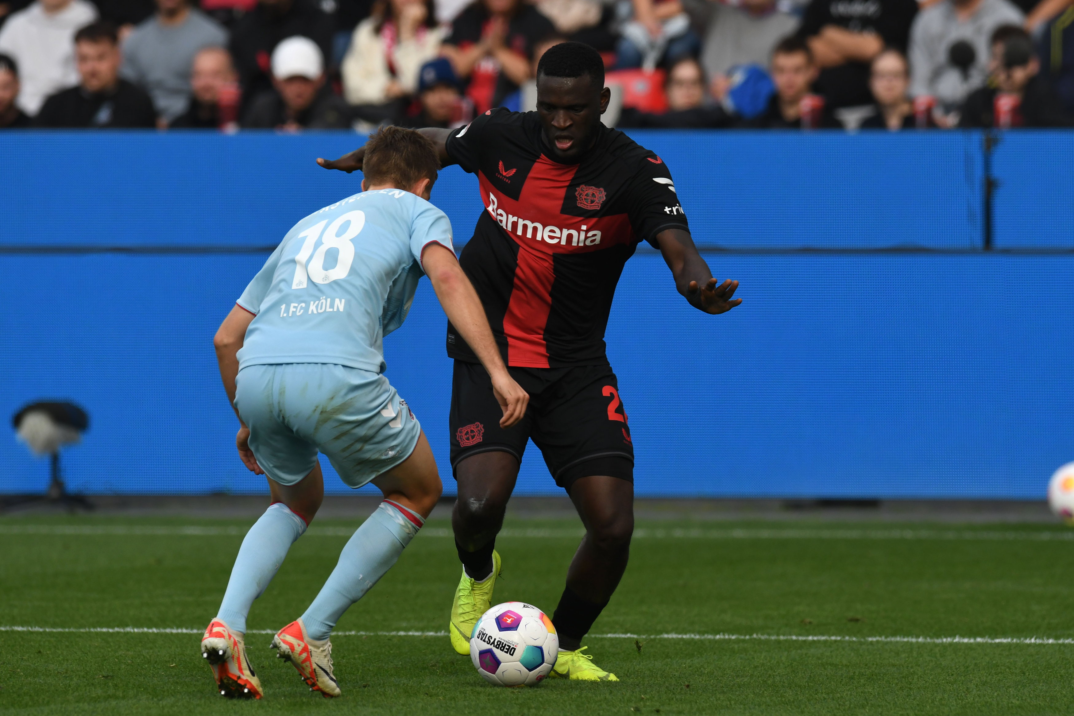 Victor Boniface leads Europe with 12 take-ons, outshining Rashford