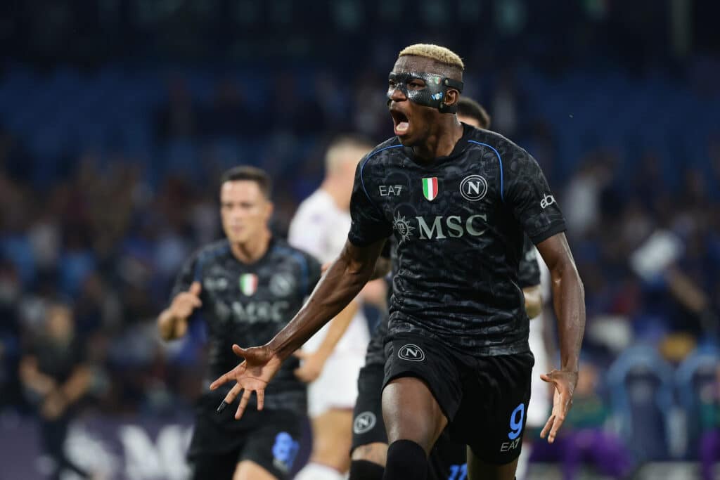 Osimhen vs Boniface: Who deserves Super Eagles start vs Saudi Arabia? 1 Victor Osimhen of SSC Napoli celebrates after scoring