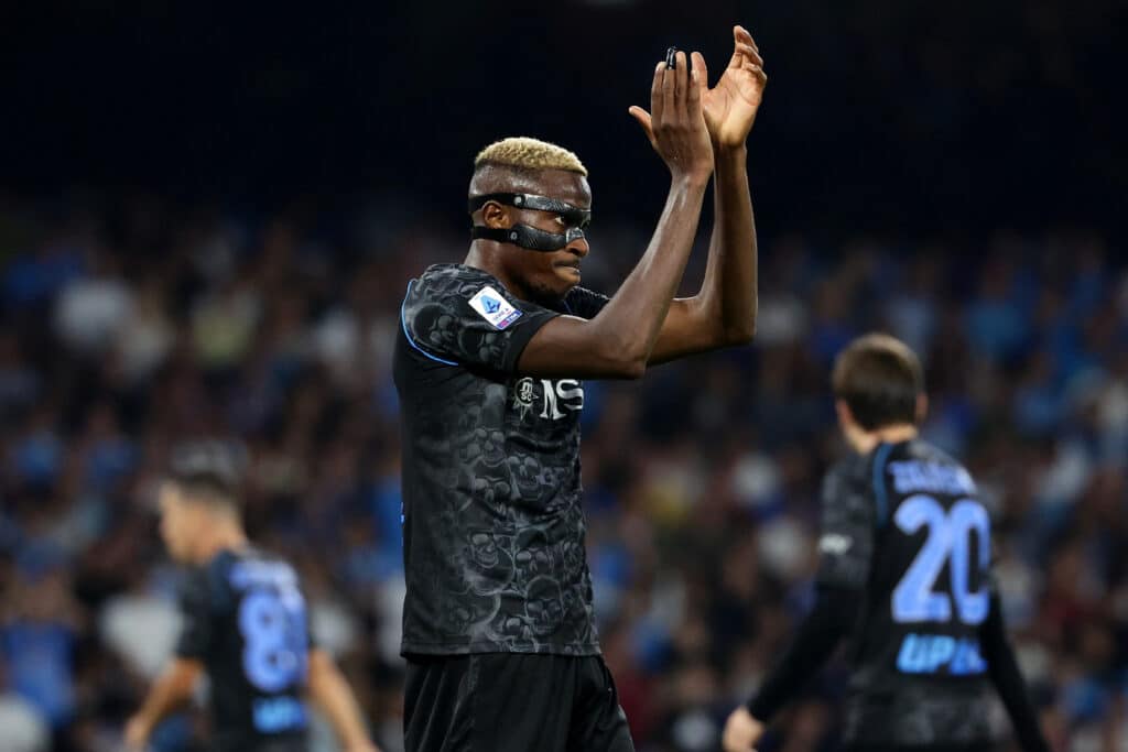Chelsea set to tempt Osimhen with â¬140 million January bid 1 Victor Osimhen of SSC Napoli gestures during the Serie A football match between SSC Napoli and ACF Fiorentina