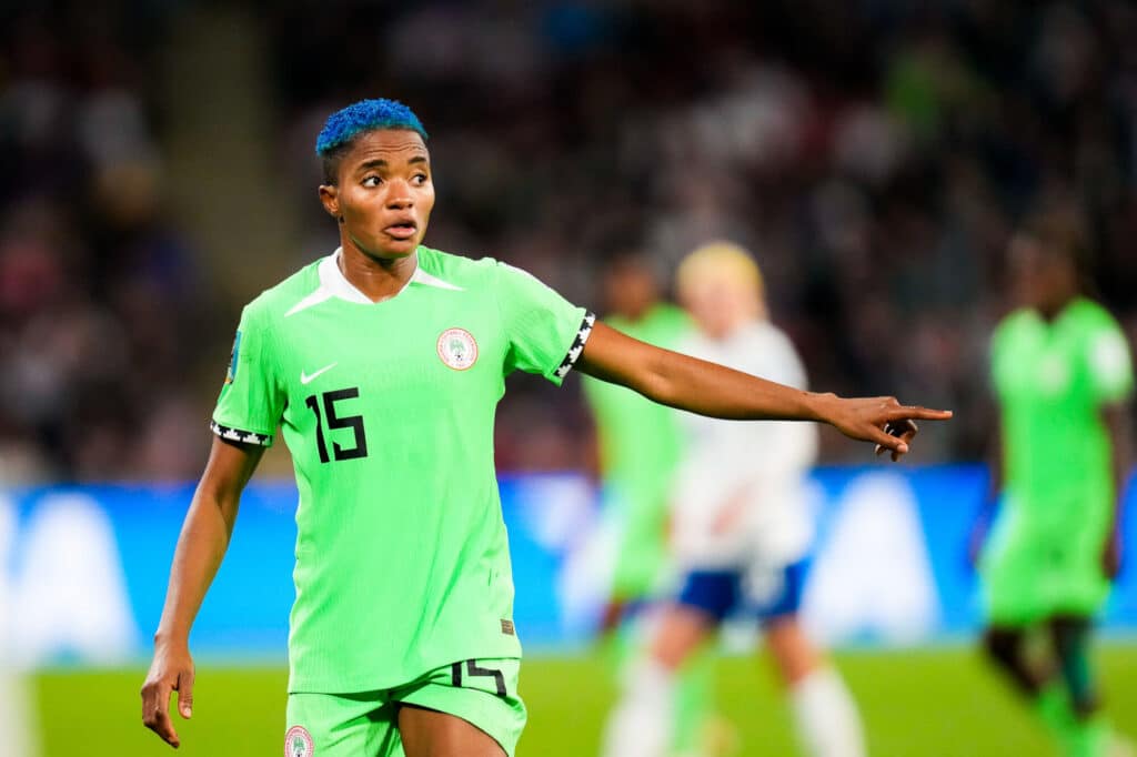 Super Falcons player, Rasheedat Ajibade