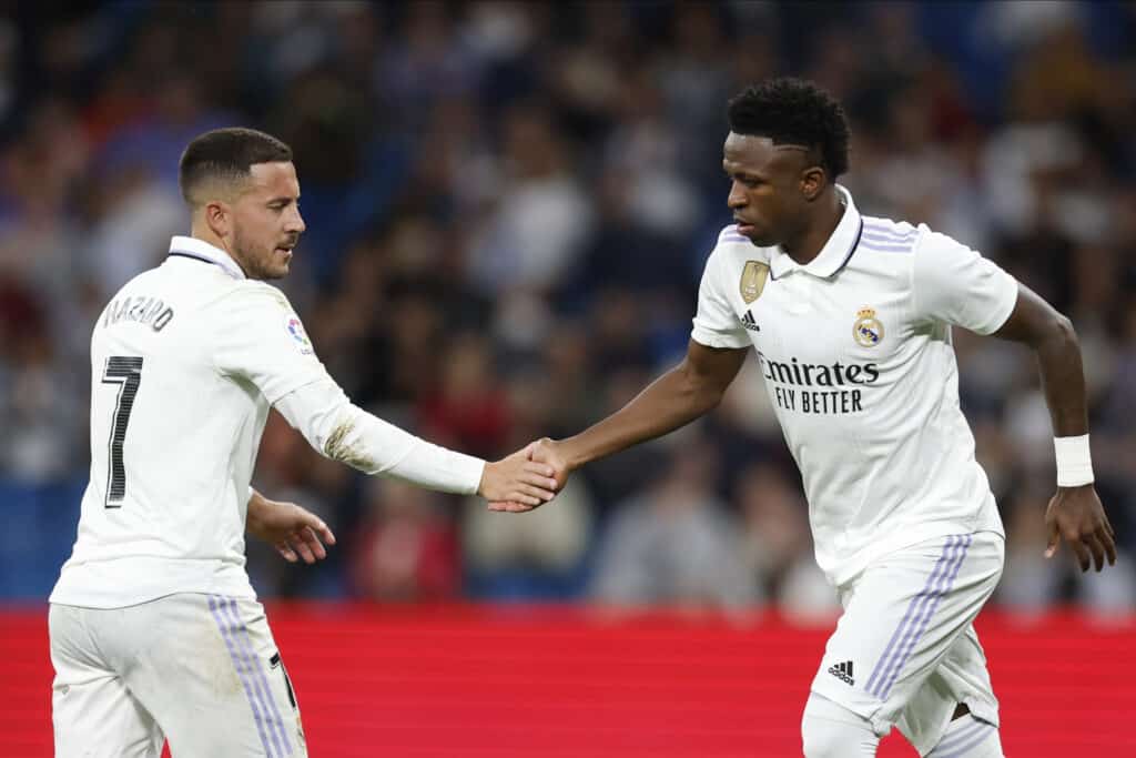 Eden Hazard replaced by Vinicius Junior