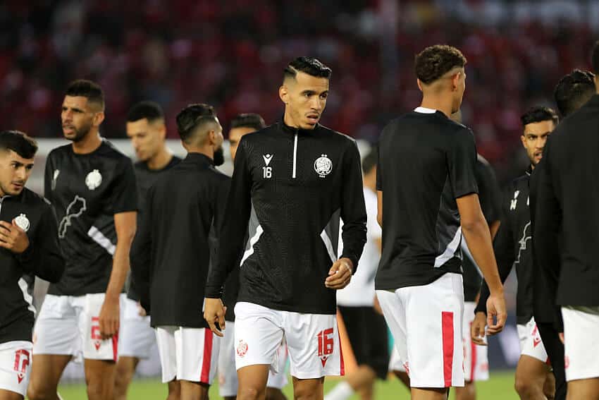 Sundowns get crucial away goal in defeat to Wydad in the African Football League final 1 Wydad AC players