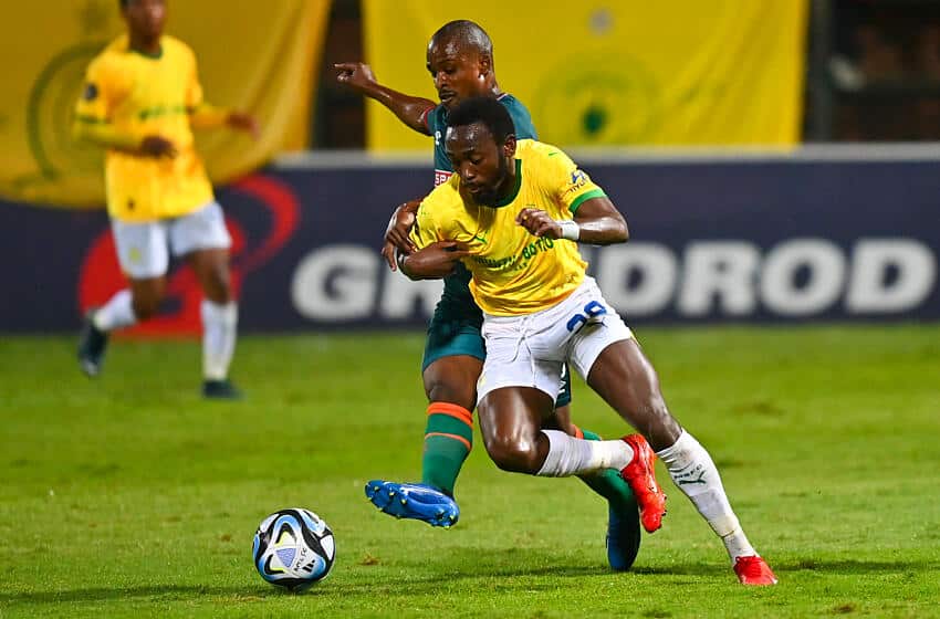 Mamelodi Sundowns vs Cape Town Spurs lineups, 3 predictions - PSL 1 Peter Shalulile in action for Mamelodi Sundowns