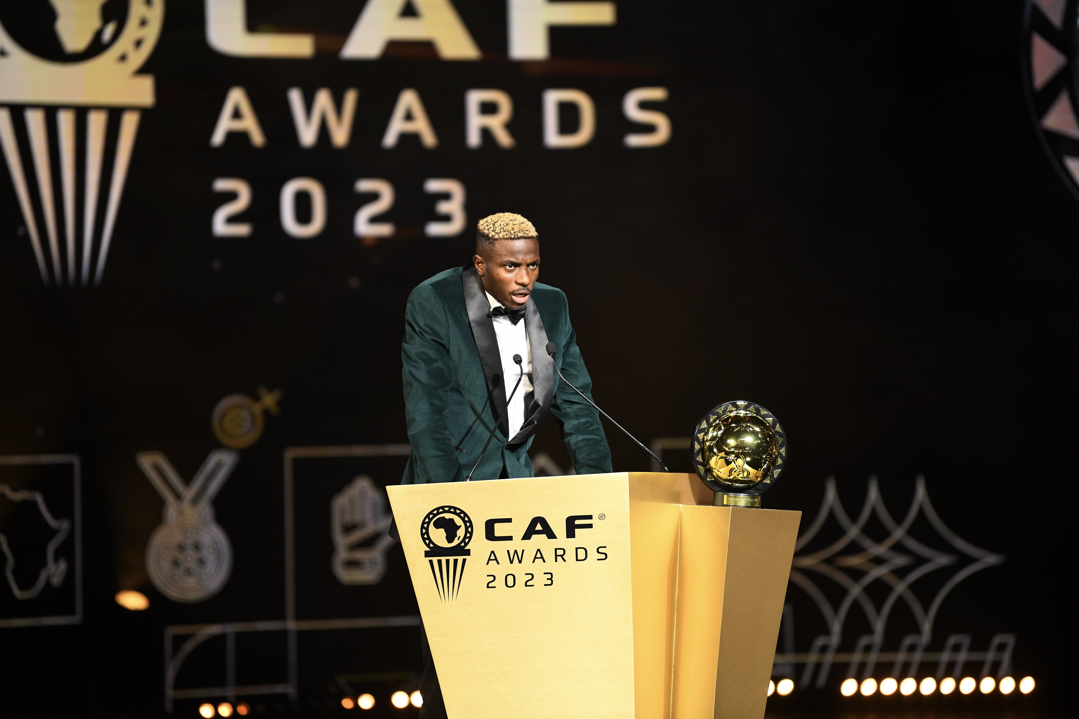 Nigerian President waxes lyrical on Osimhen, Super Falcons’ CAF Awards