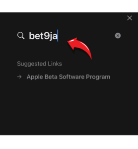 Bet9ja apple download step 2