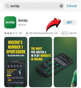 Bet9ja apple download step 3