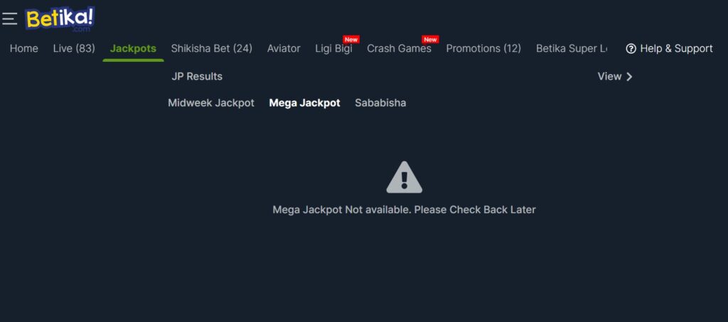 Betika Midweek Jackpot Prediction Free Tips - Ksh 15,000,000 to win 16 betika jackpots step 3