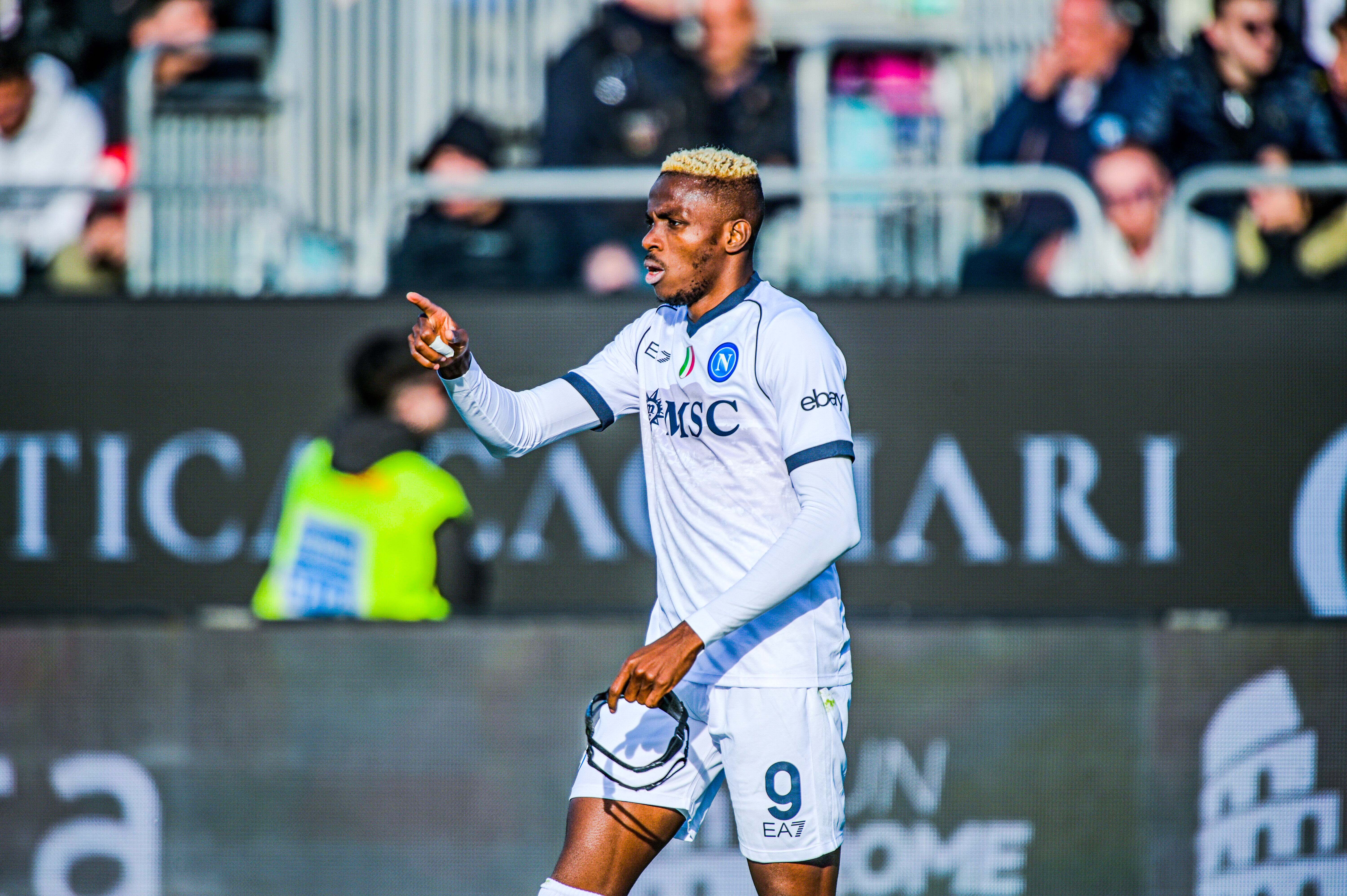 Victor Osimhen bags hat-trick in Napoli’s rout of Sassuolo