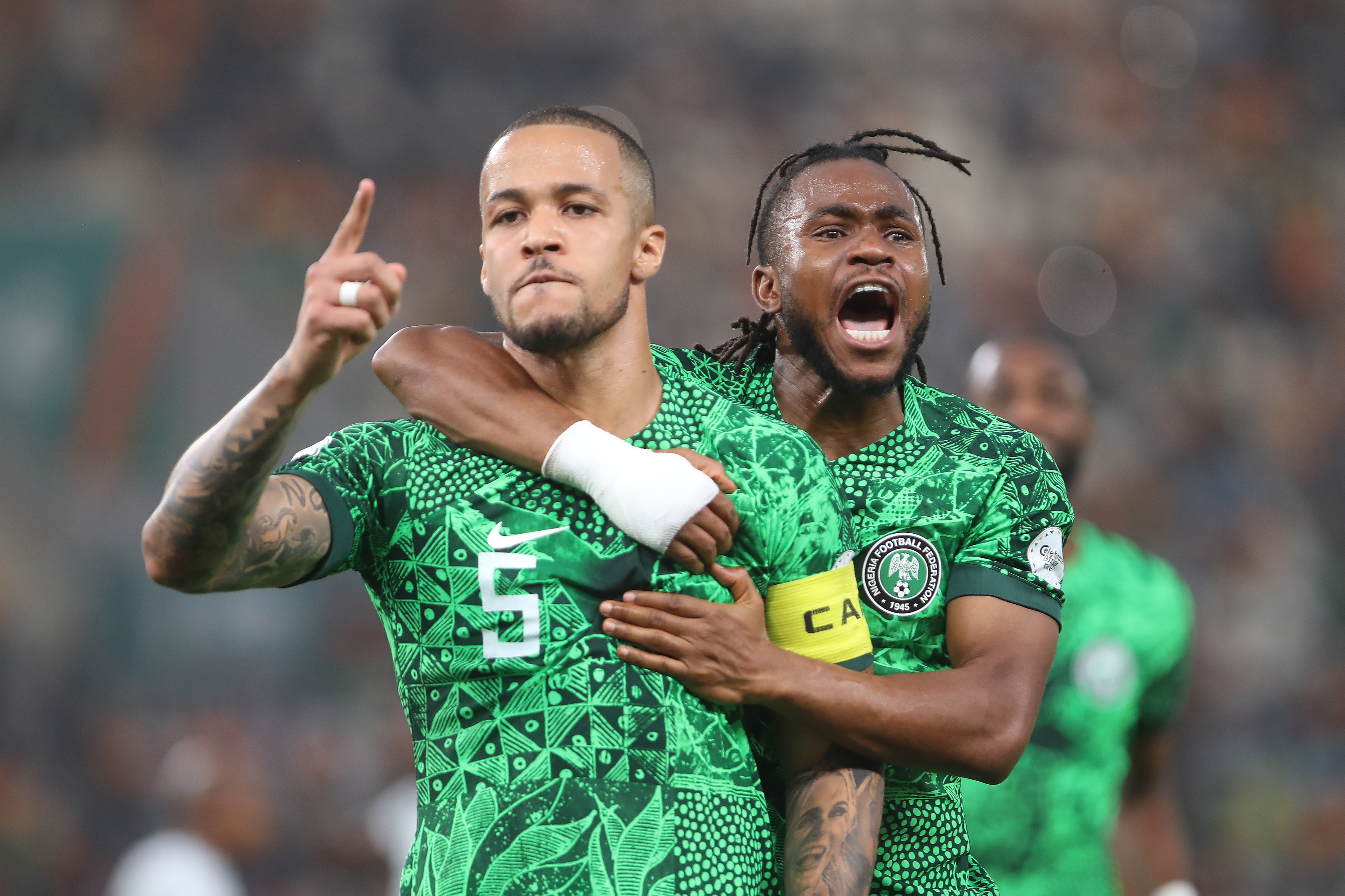 Super Eagles beat Bafana Bafana to reach AFCON final